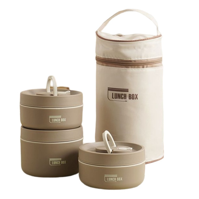 Lunchbox Isolato a Più Strati con Borsa da Trasporto GRATUITA - ThermoBox
