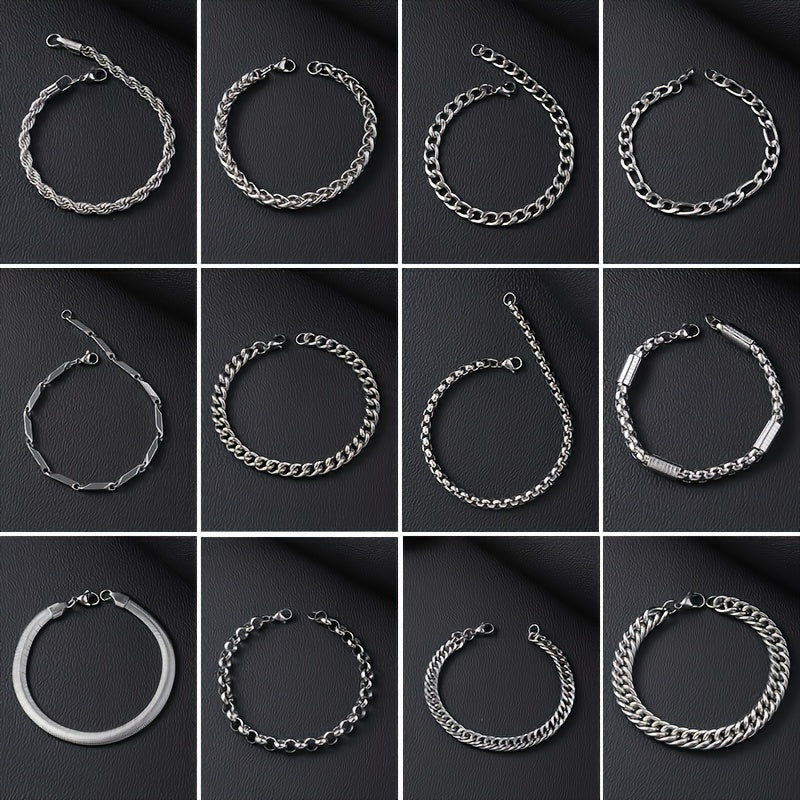 Set di Bracciali UrbanSteel – Audace e alla Moda per Uomini