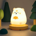 Lampe de nuit LED en forme d’animal | Design en silicone mignon | LED intégrée