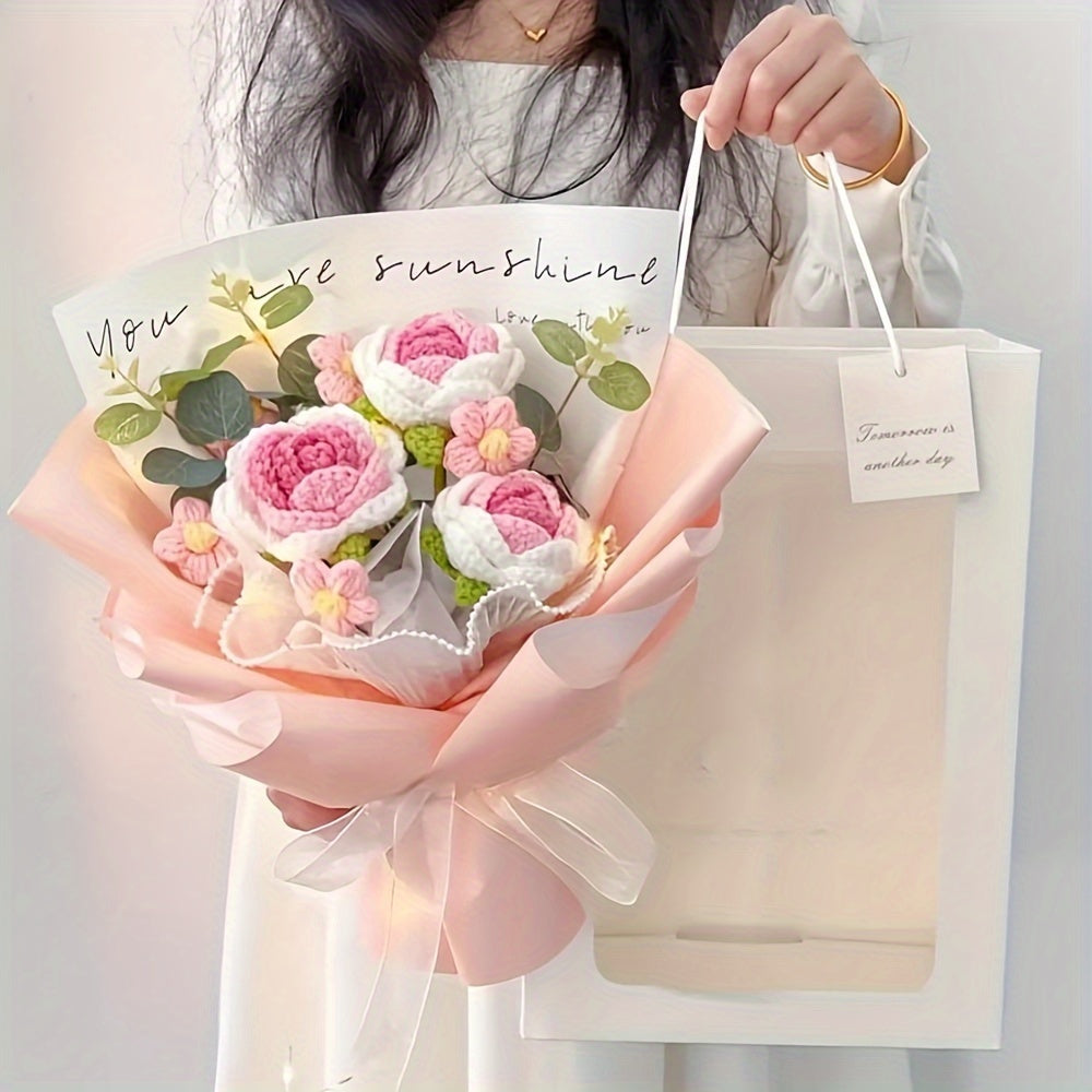 Bouquet di Fiori All'Uncinetto Fatti A Mano – Il Regalo Perfetto per la Festa della Mamma