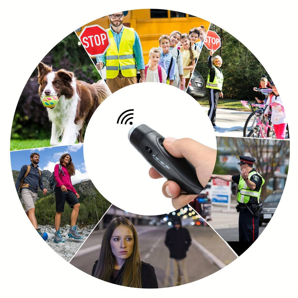 Fischietto Elettronico per Allenatori e Arbitri – Fischietto Portatile con 3 Opzioni di Suono e Laccetto