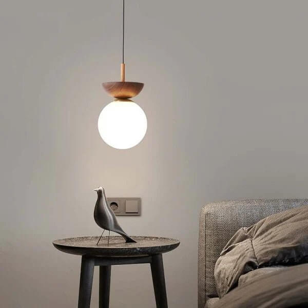 Lampada a sospensione Scandinava - Design in Legno