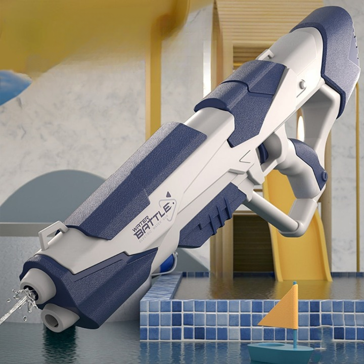 Pistola ad Acqua con Getto a Pressione & Batteria USB per Bambini e Adulti – SplashPower X1