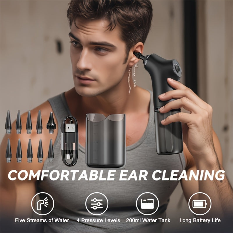 AquaClean Pulitore per Orecchie – Rimozione Sicura e Confortevole della Cerume