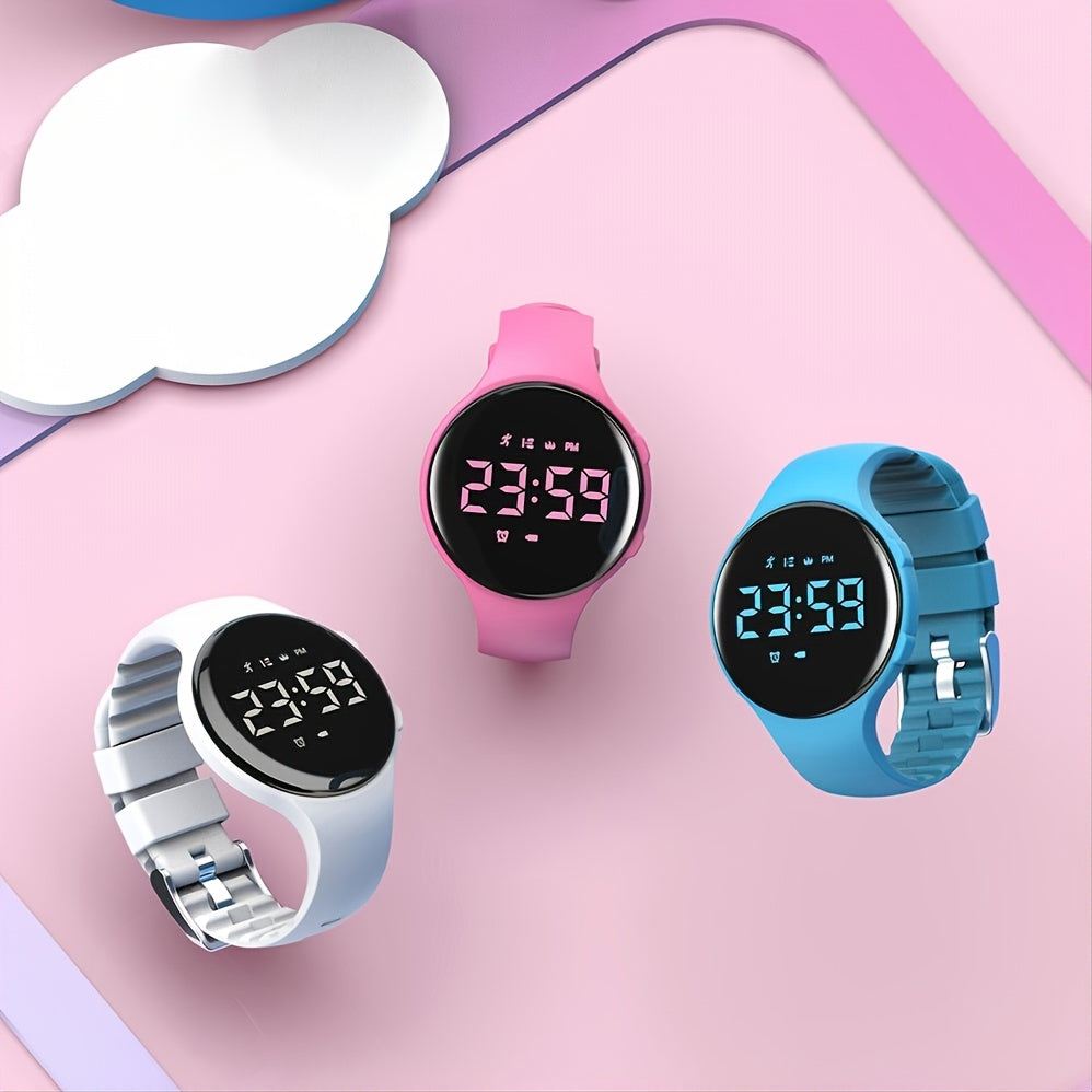 Orologio Digitale LED con Contapassi e Allarme Vibrante – Fitness Tracker per Bambini