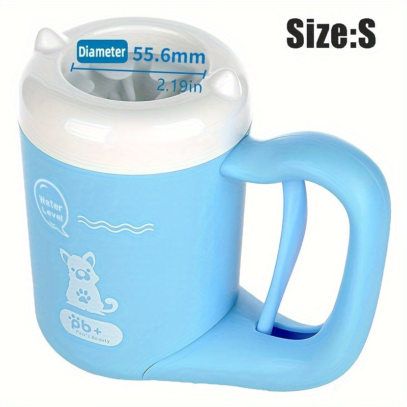 Coppa per la Pulizia delle Zampe degli Animali in Silicone – Portatile e Spazzola Morbida per il Lavaggio delle Zampe