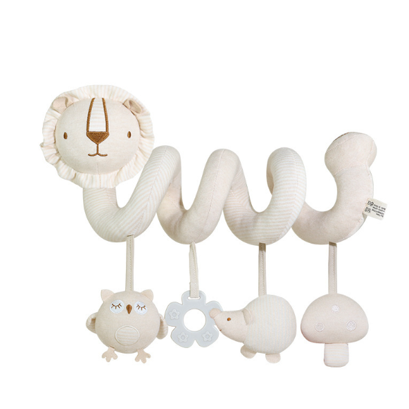 Spirale per Bambini con Motivi Animali per Seggiolini Auto, Passeggini e Culle – Giocattolo Mobile Giocoso