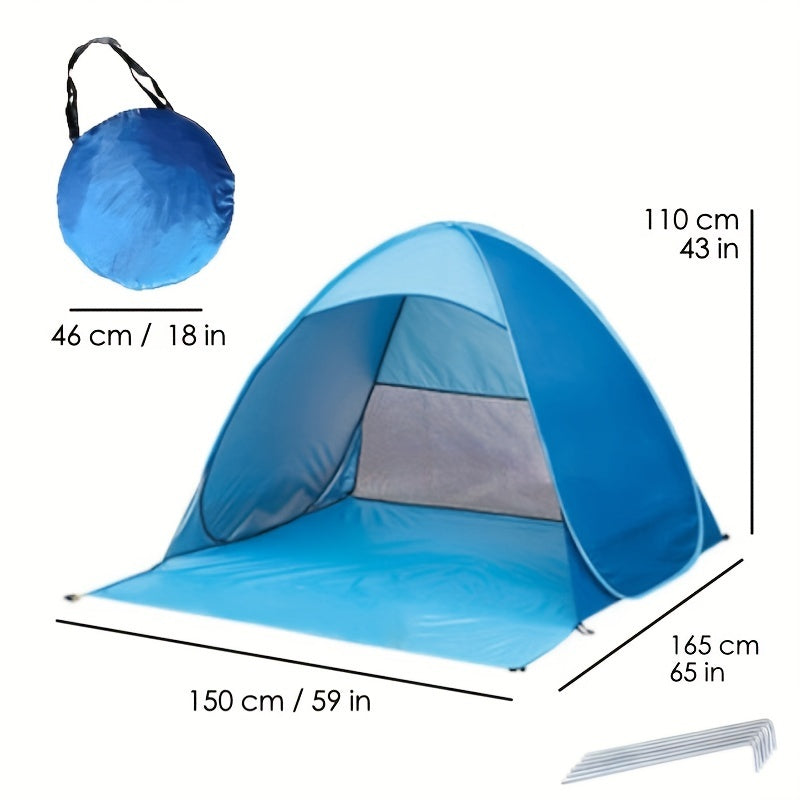 Tenda da Spiaggia BreezeShield – Protezione e Comfort per Ogni Giorno in Spiaggia