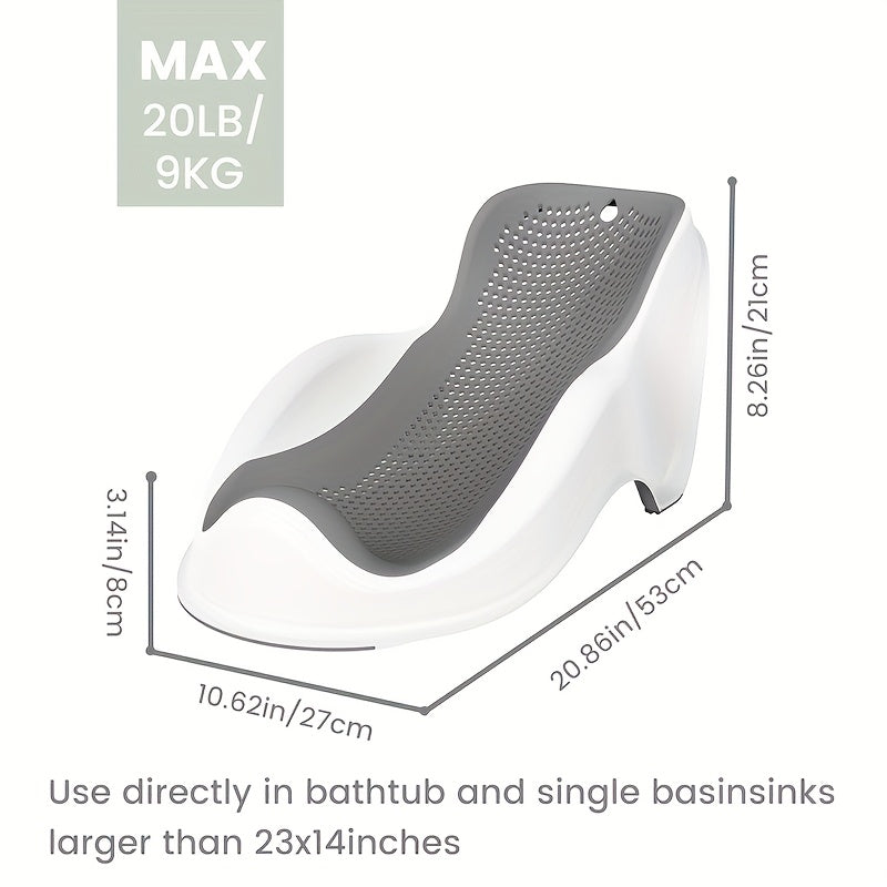 Seggiolino da Bagno per Bambini SafeNest - Supporto Ergonomico e Ventilato