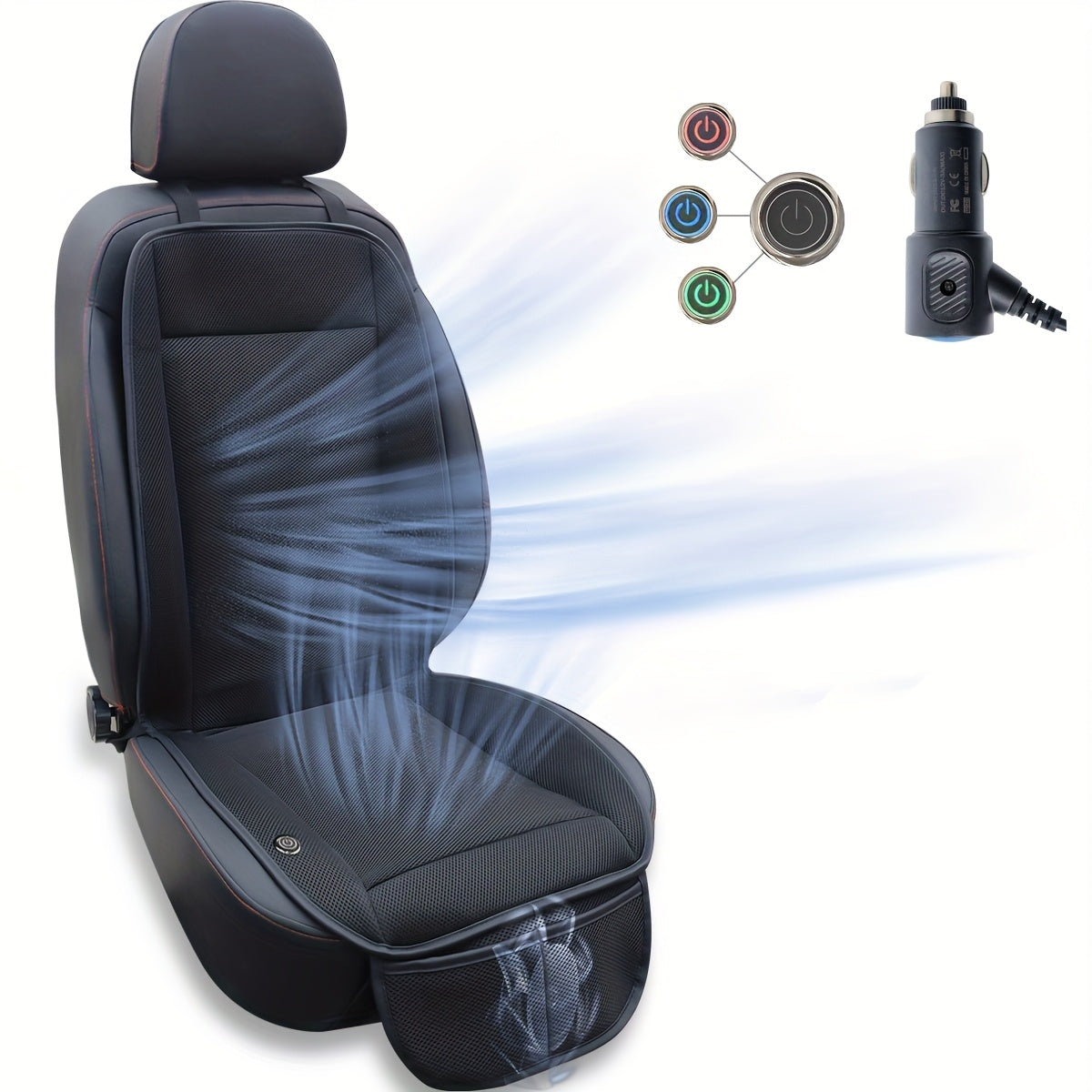 Cuscino per Sedile Auto Turbo – Raffreddamento Rapido e Comfort