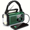 StormMate X10 Emergency Radio with 10,000 mAh Power Bank | Solar, Crank & USB-C | LED Light, SOS Alert & Compass | AM/FM/NOAA