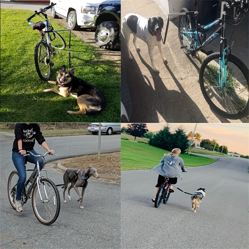 Guinzaglio per Cani da Bici con Cavo Rimovibile – Espandibile e Buffer di Sicurezza