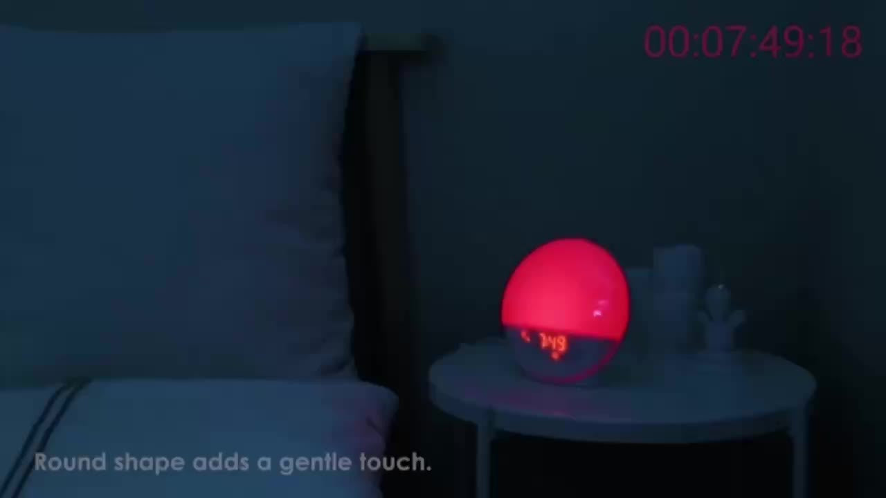 Orologio Digitale Alarm Clock Halo Light – Sveglia con Alzatina e Funzione Doppia Sveglia