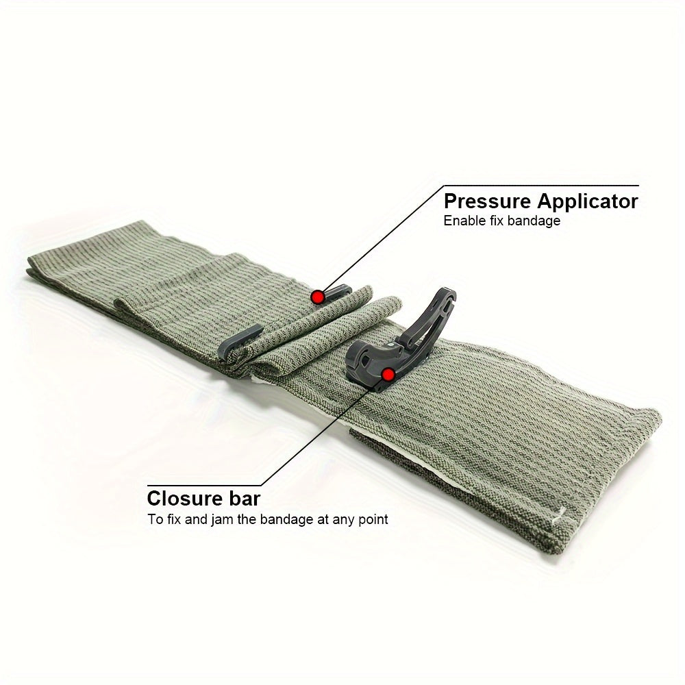 Benda Elastica per Pronto Soccorso con Pad Sterile per Ferite – Universale per Uso all'Aperto e in Casa