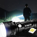 30000-5000 Lumen High-Performance LED Flashlight, Waterproof