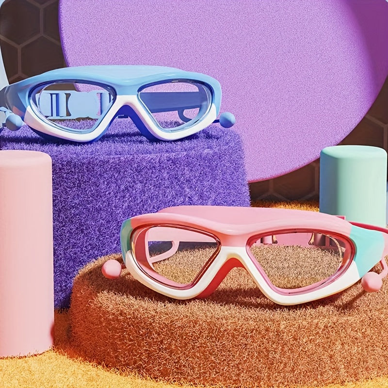 Set di occhialini e cuffia da nuoto per bambini – Comfort e protezione giocosa in acqua