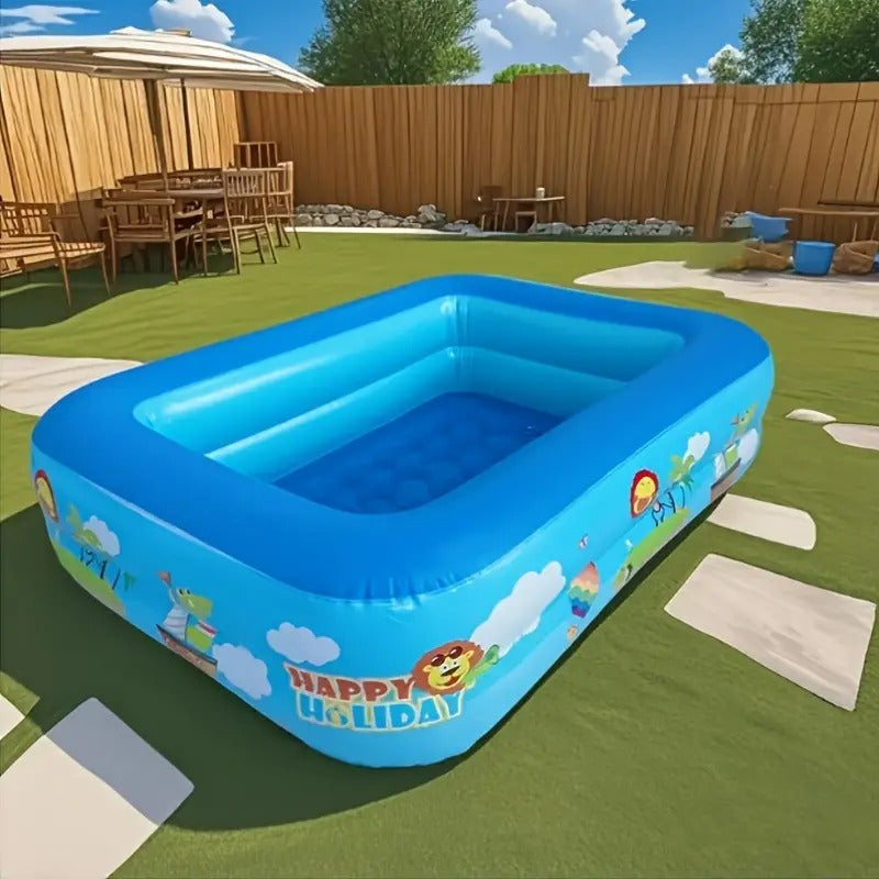Piscina Gonfiabile per Bambini Ocean Splash – PVC Spesso per Divertimento in Giardino