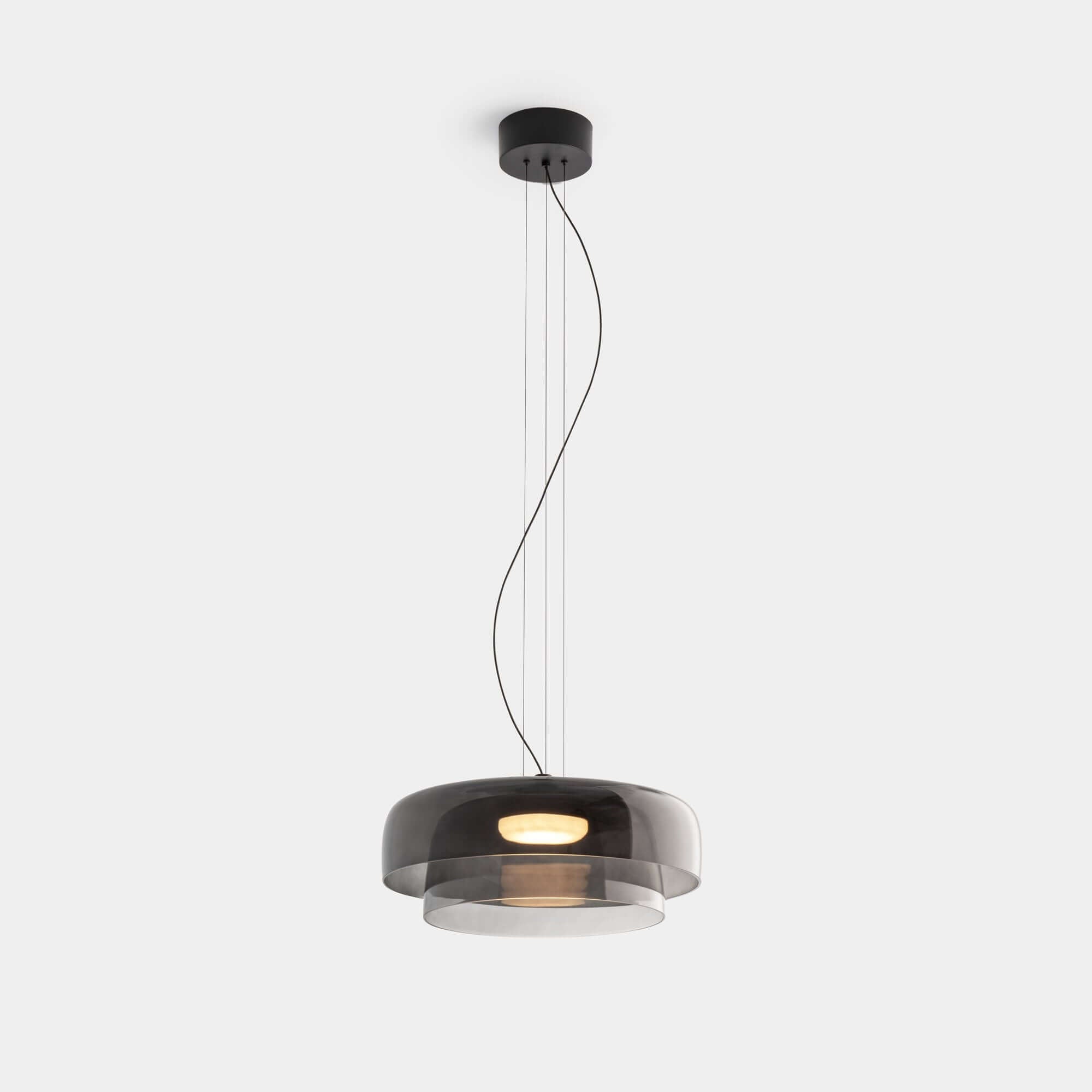 Lampada a sospensione in vetro norvegese - Design unico