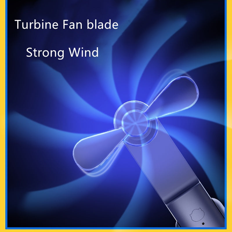 Ventilatore Portatile con Power Bank - Silenzioso ed Efficiente per l'Utilizzo in Movimento