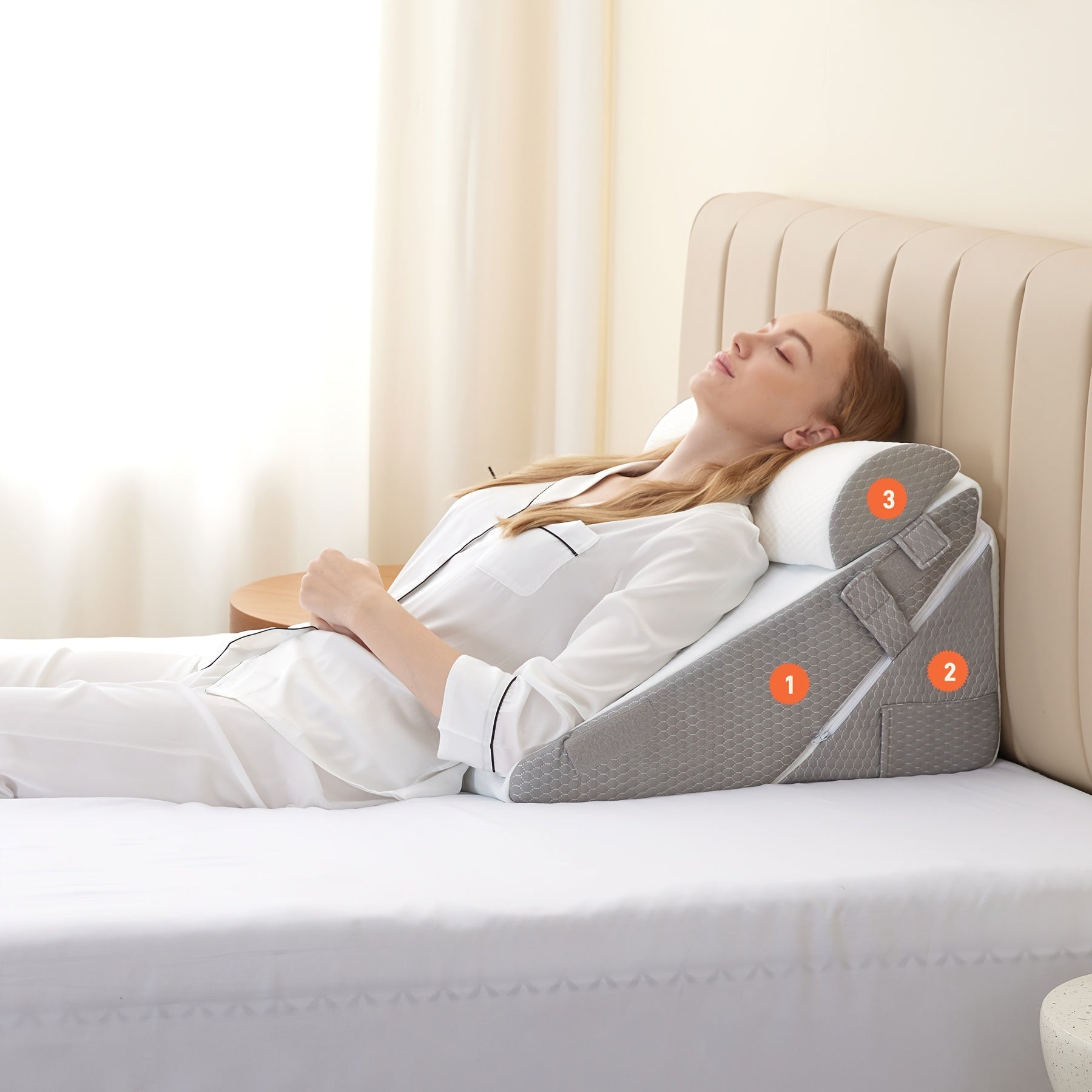 Cuscino a Cuneo Regolabile RelaxPlus – Comfort e Supporto per il Recupero