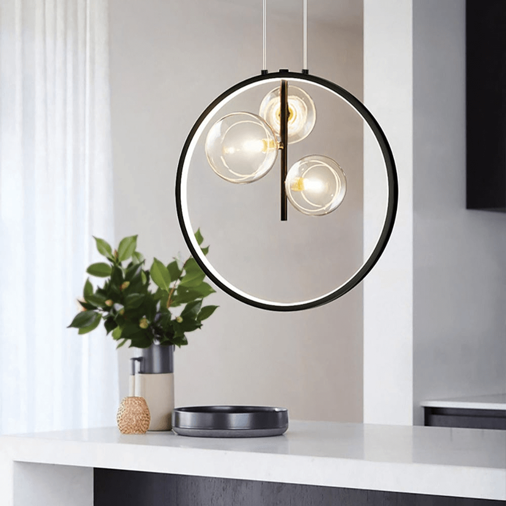Lampada a Sospensione in Vetro Minimalista - Illuminazione a LED