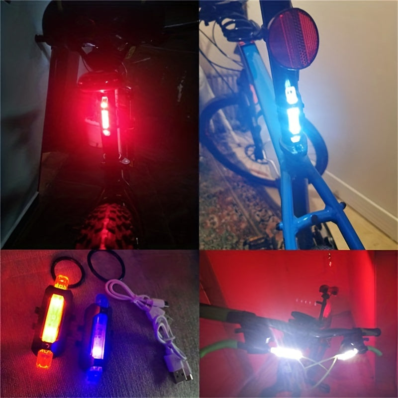 SafeRide Luce Posteriore LED – Ricaricabile USB e Luminoso