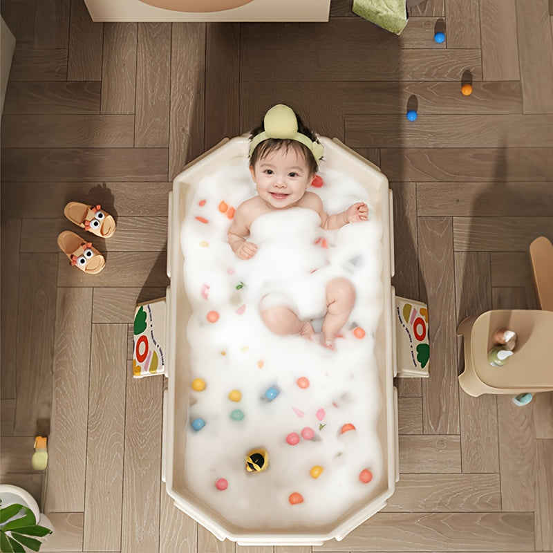 Vasca da Bagno Pieghevole per Bambini – Pratica e Spaziosa per il Relax