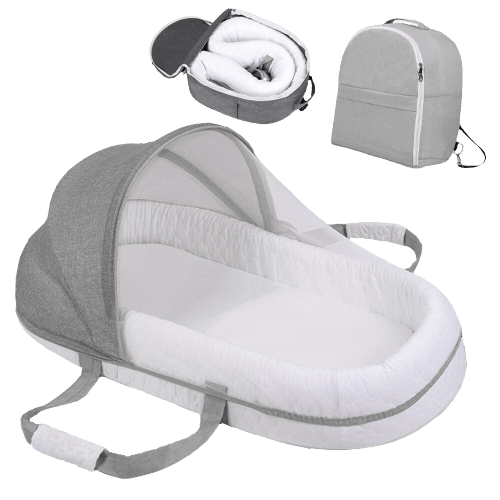Nido per Bambini Pieghevole e Portatile con Zanzariera – Sleep Island Cosina