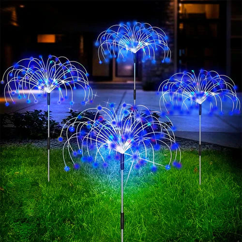 Lampada da Giardino Solare Impermeabile con Effetto Fuochi d'Artificio – SparkGlow