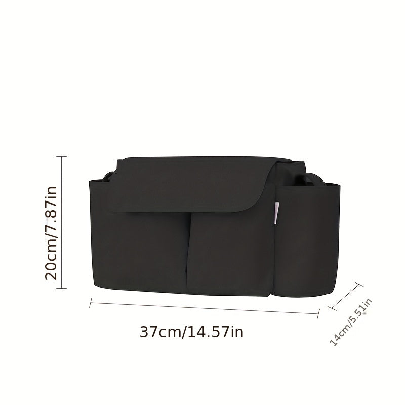 Borsa Multifunzionale per Passeggino – Borsa Appesa di Grande Capacità e Impermeabile con Tasche per Oggetti Essenziali per Bambini