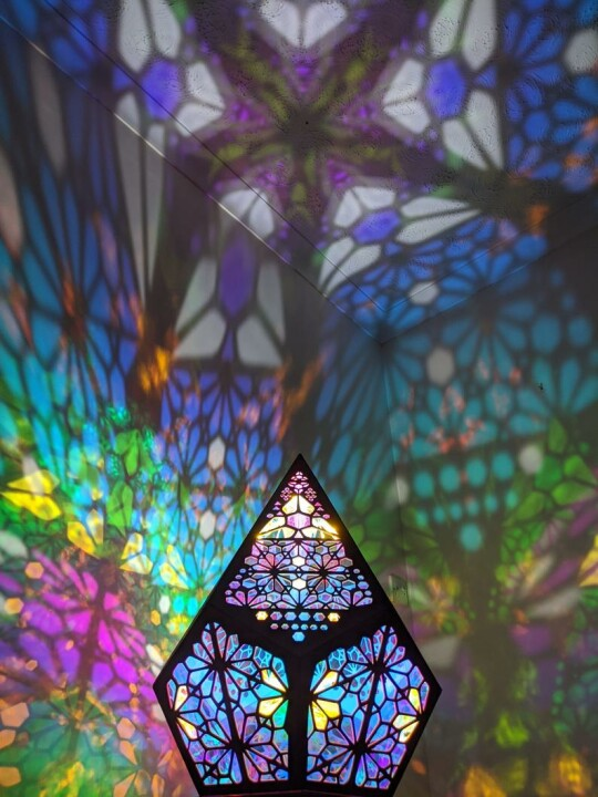 Lampada SereniShine Diamond Star | Luce LED regolabile in stile bohemien per una vita serena