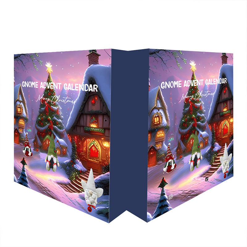 Calendario dell'Avvento FestiviChic Gnome | Calendario dell'Avvento Premium per Decorazioni Festive