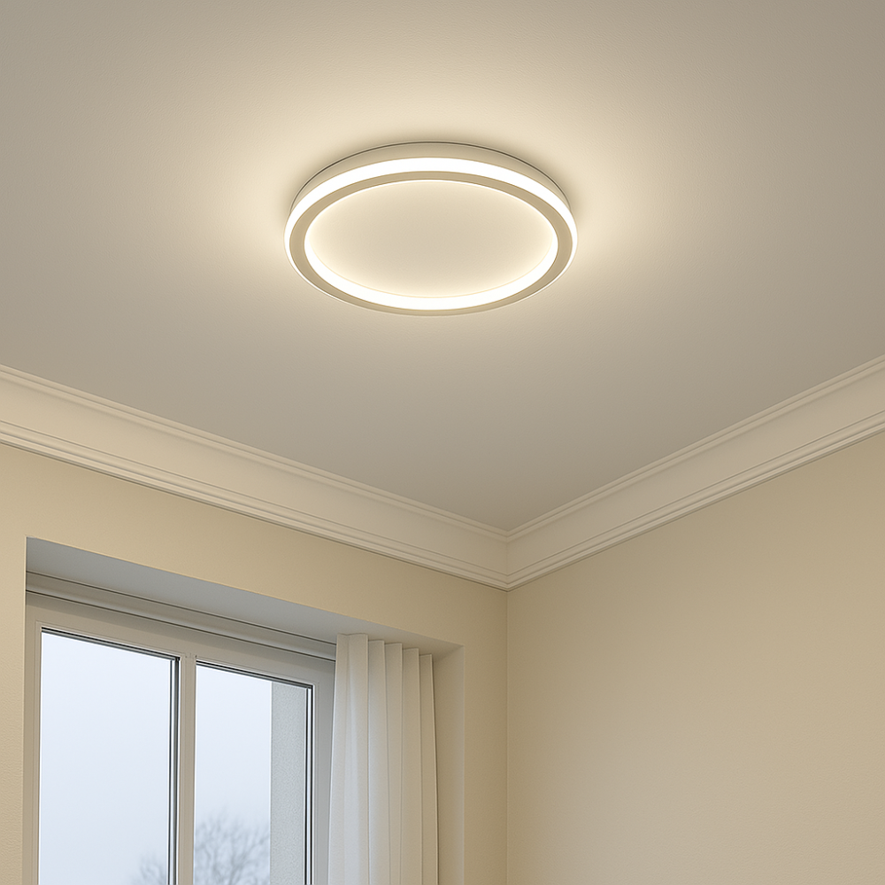 Lampada da soffitto LED scandinava – Moderna, dimmerabile e stilosa per soggiorno, sala da pranzo e corridoio