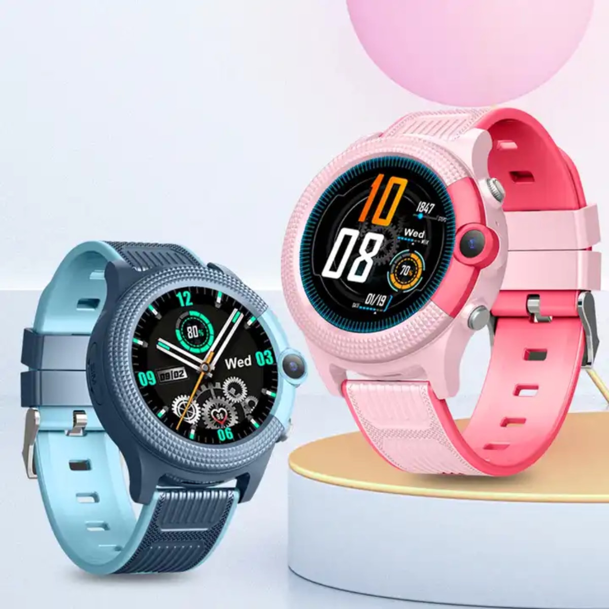 Orologio Smart per Bambini con GPS, Fotocamera e Funzione di Chiamata per una Vita Quotidiana Sicura