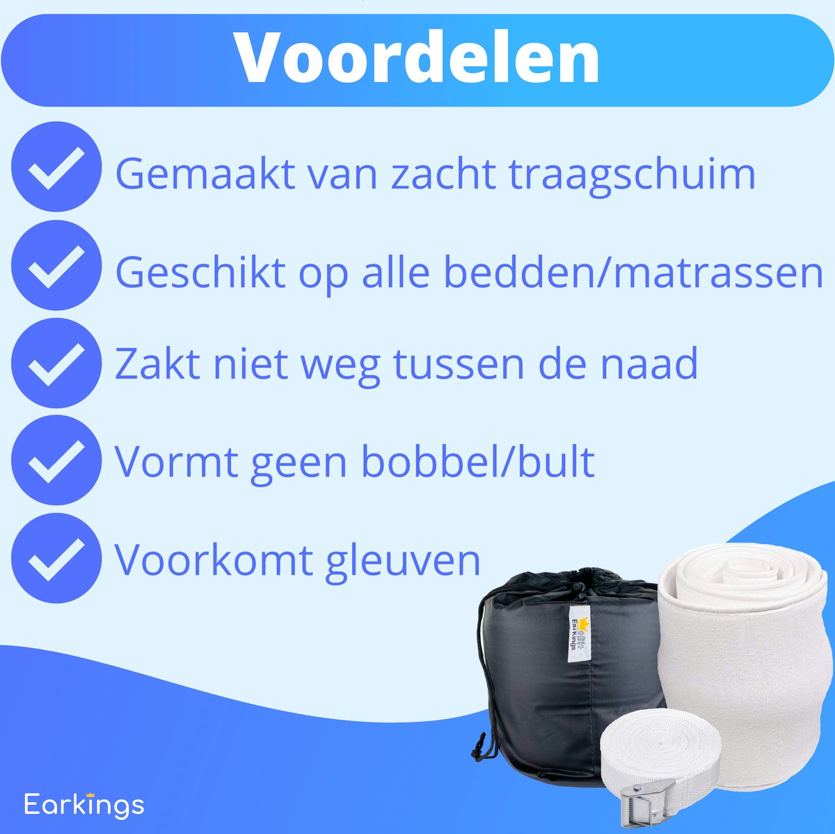 Cuneo per Materasso StaySecure – Tieni il Tuo Materasso in Posizione Senza Scivolare