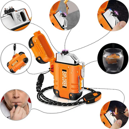 Accendino tempestoso impermeabile e antivento - SurvivalFlame