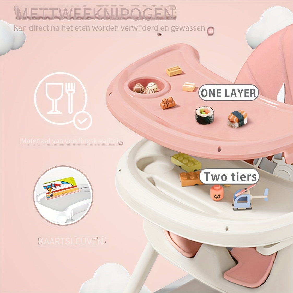 Seggiolone FlexiGrow per Bambini – Regolabile e Multifunzionale