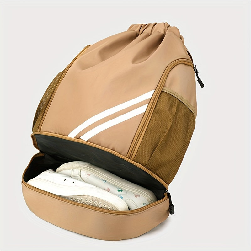 Borsa da Palestra in Nylon Elegante con Coulisse – Pratica e Impermeabile per Sport e Viaggi