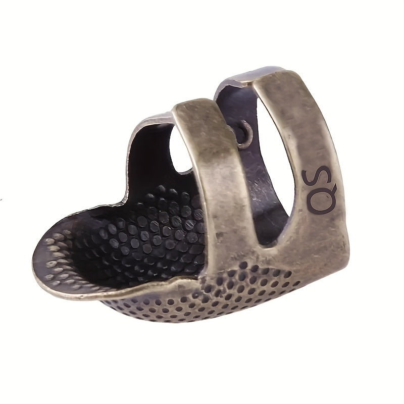 Thimble in Metallo Vintage – Protezione Robusta per Cucire