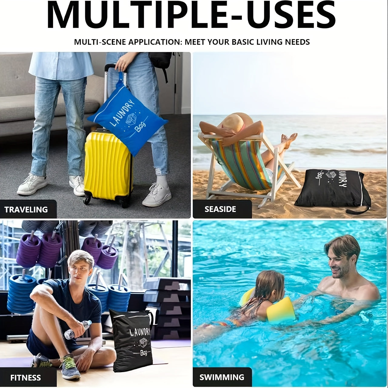 Borsa da Viaggio per Lavanderia Grande – Robusta e Conveniente