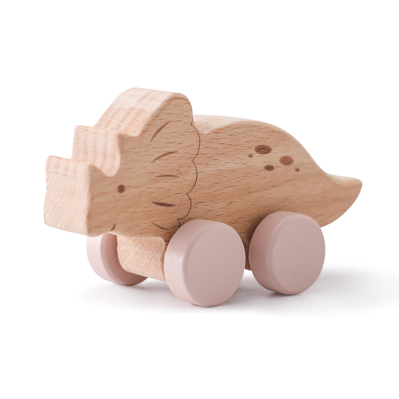 Dinosauro di Legno con Ruote per Bambini – Promozione Compra 1, Prendi 1 Gratis