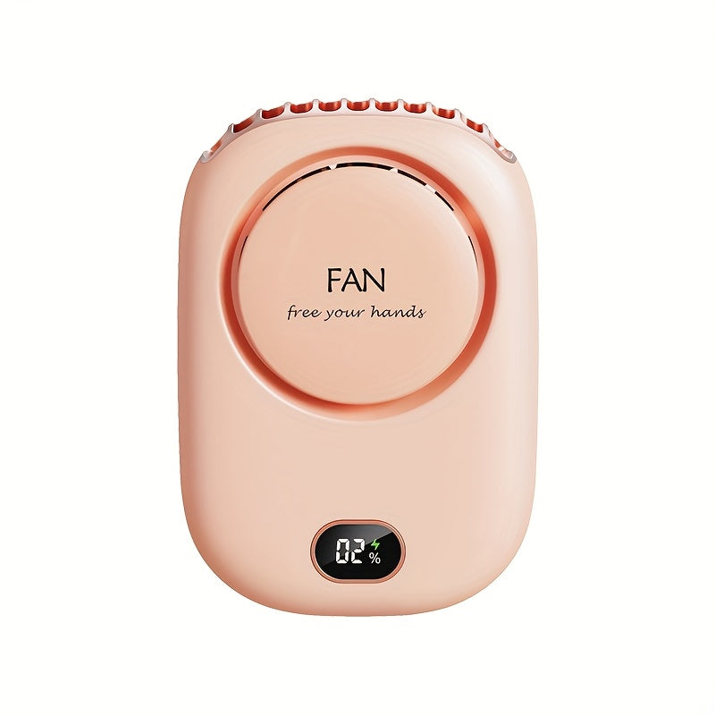 Ventilatore Mini da Collo Ricaricabile USB – Leggero con Velocità Regolabili