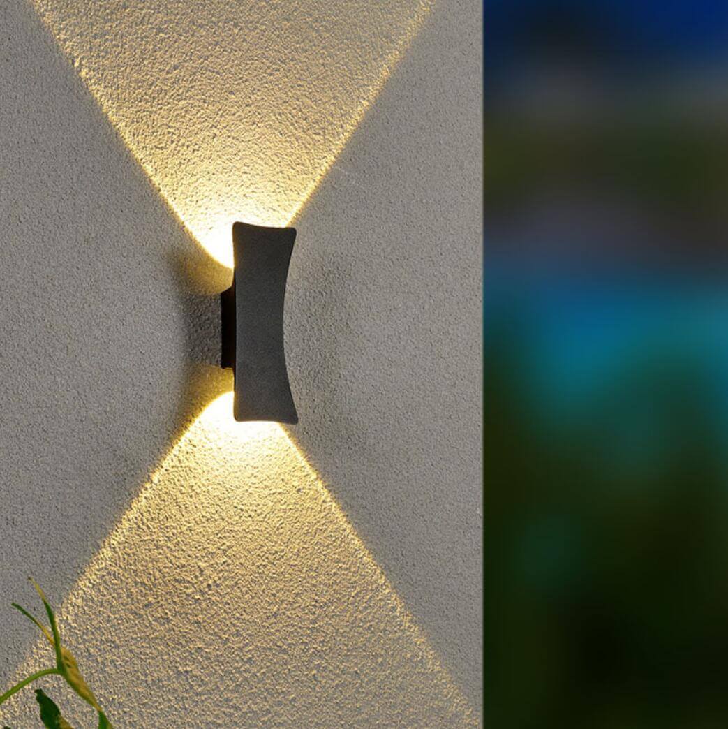 Lampada da Parete Moderna per Esterni - Design Ovale e Rettangolare