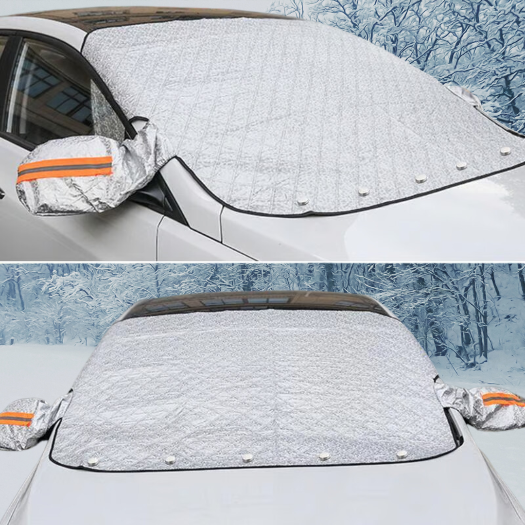 SnowArmor Premium Frost Protector | Copertura Magnetica Impermeabile per Parabrezza e Specchietti dell'Auto