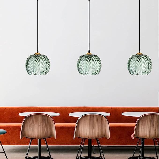 Lampadario - Design Moderno con Vetro Opaco