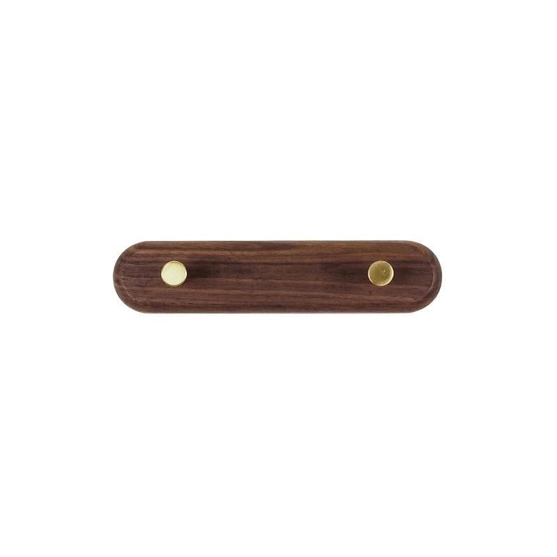 Appendiabiti da Parete in Legno con Ganci in Ottone - LignaHook