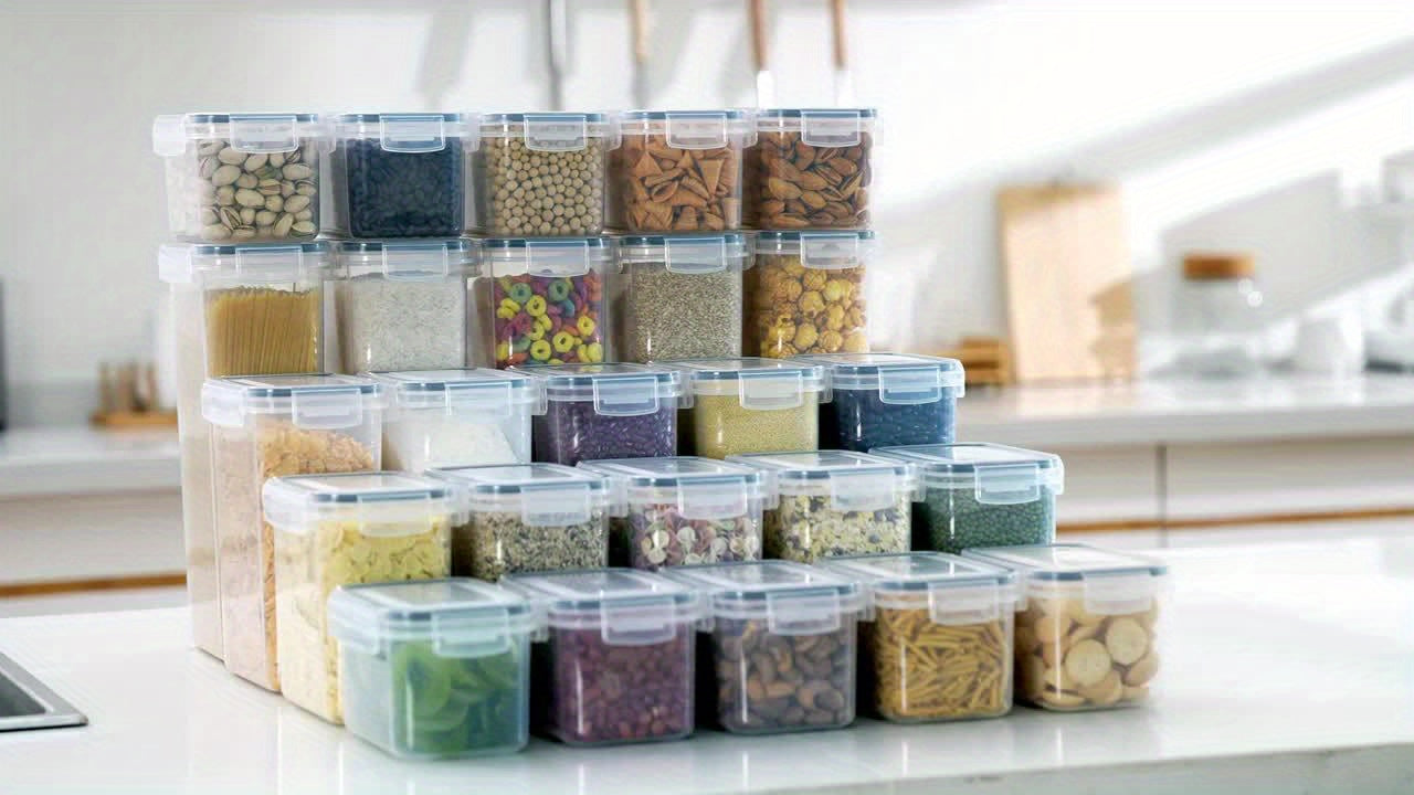 Set di Contenitori per Cucina Premium da 24 Pezzi – Pratico e Organizzato