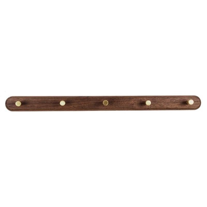 Appendiabiti da Parete in Legno con Ganci in Ottone - LignaHook