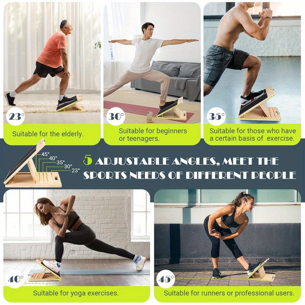 Piano di Stretching per Polpacci – Regolabile e Portatile per uno Stretching Ottimale