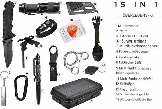 Kit di Emergenza 15-in-1 - SurvivorX